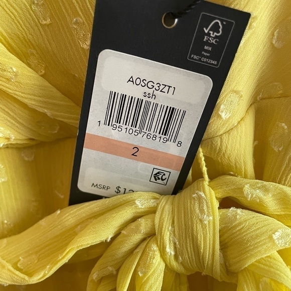 TOMMY HILFIGER ESSENTIAL DOT PRINT CHIFFON DRESS - Picture 12 of 14